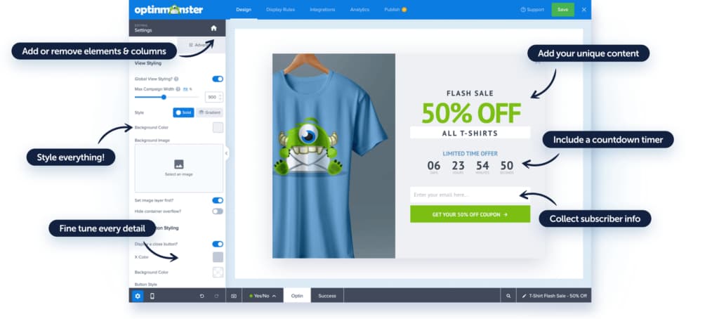 OptinMonster screenshot