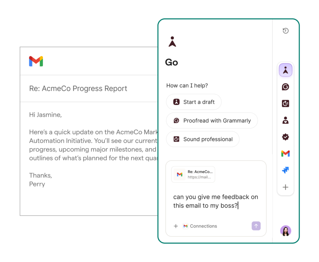 Grammarly's AI-powered features
