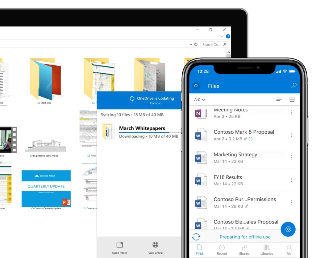 Microsoft OneDrive screenshot